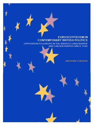 cover image of Euroscepticism in Contemporary British Politics